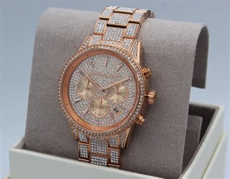 michael kors rose gold and diamond watch|rose gold mk watch men.